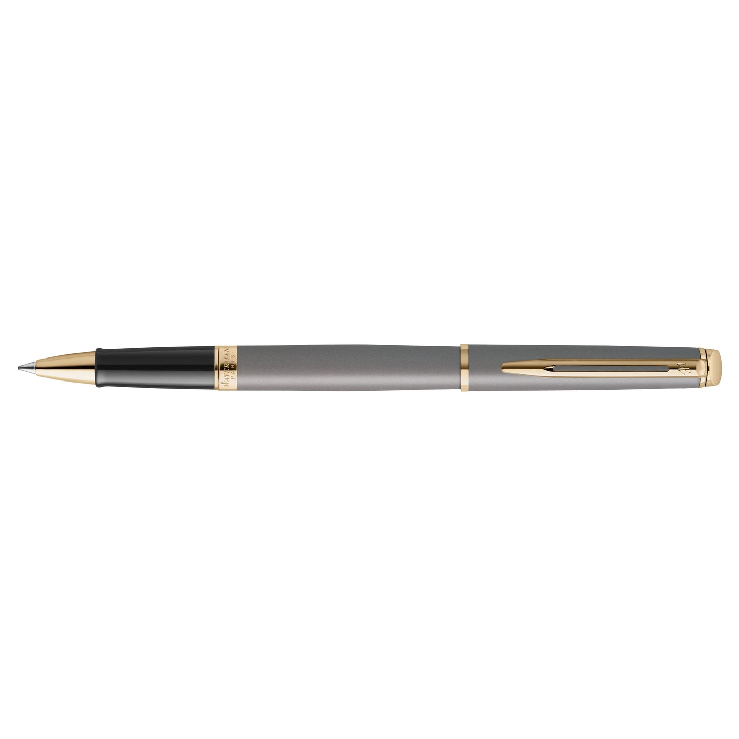 Waterman - Tintenroller Hemisp Fashion GT F MTL Grau