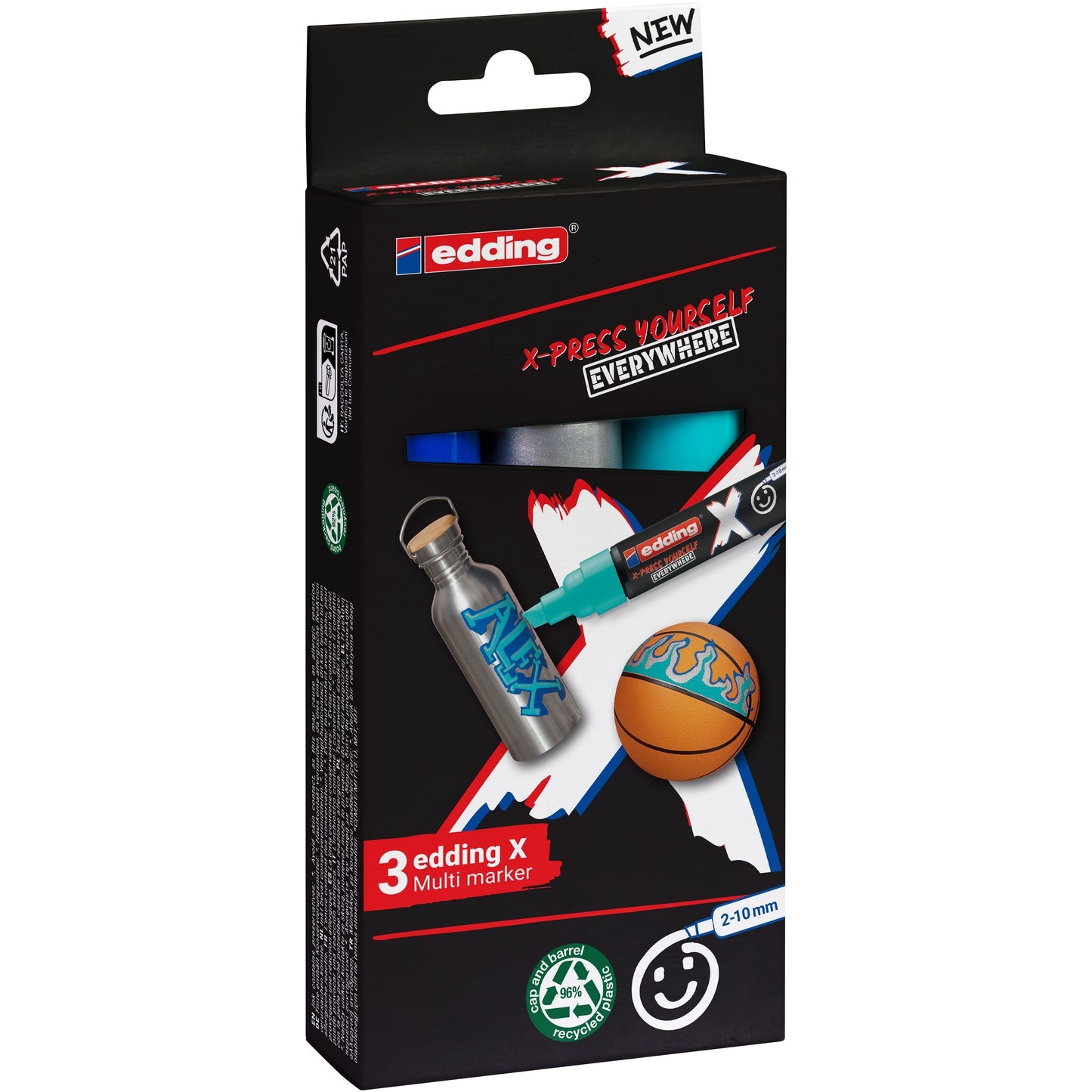 Edding - 6900 x multi m. 3pcs set ocean col.