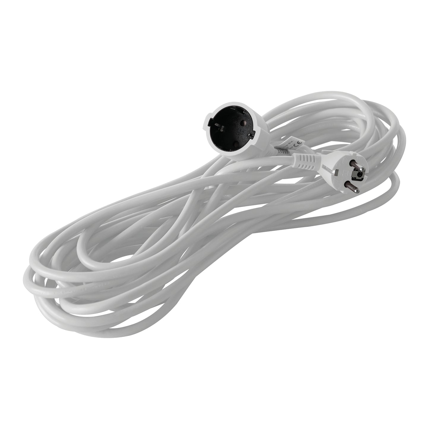 BRASQ - Verlängerungskabel 20m weiß