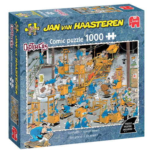Jan van Haasteren - Chariot à puzzle JvH Oldtimer ! 1000 pièces