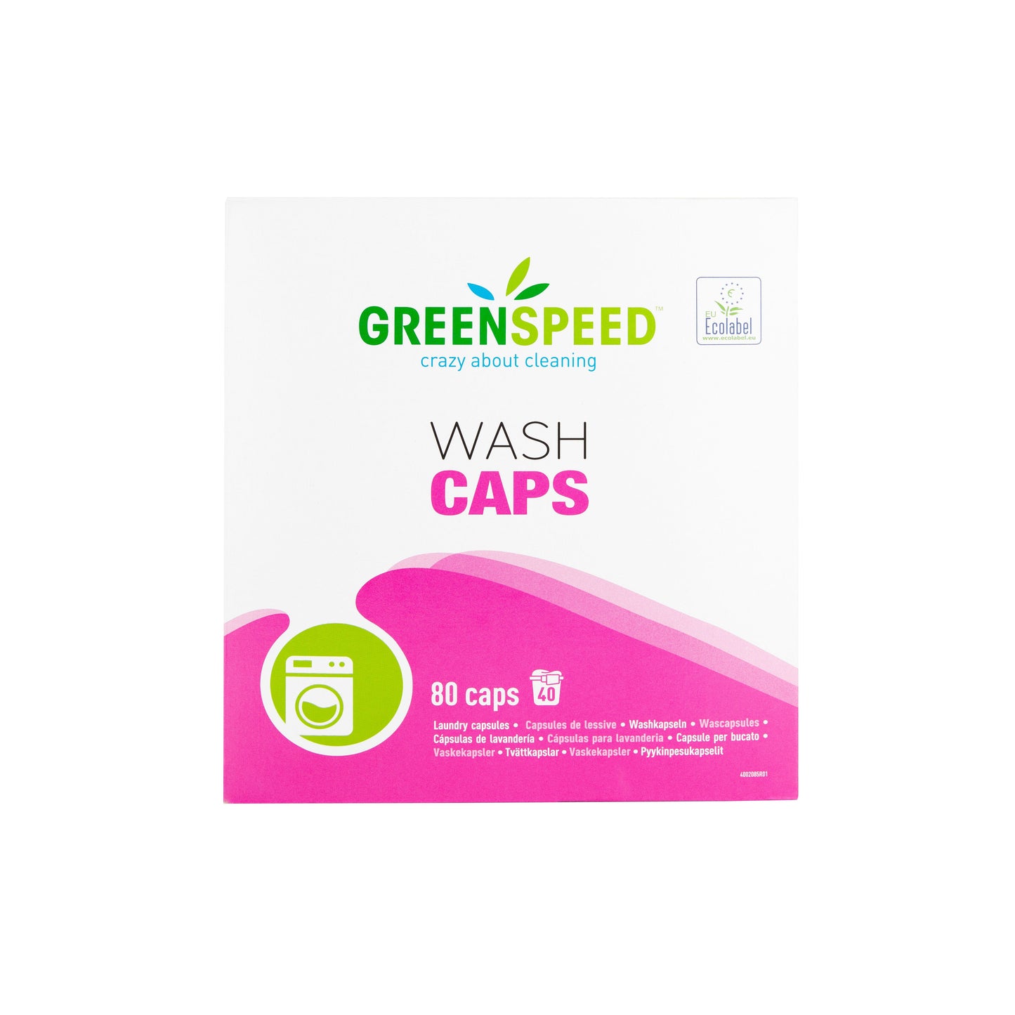 Greenspeed - Wasmiddel Wash Caps universeel 80 stuks