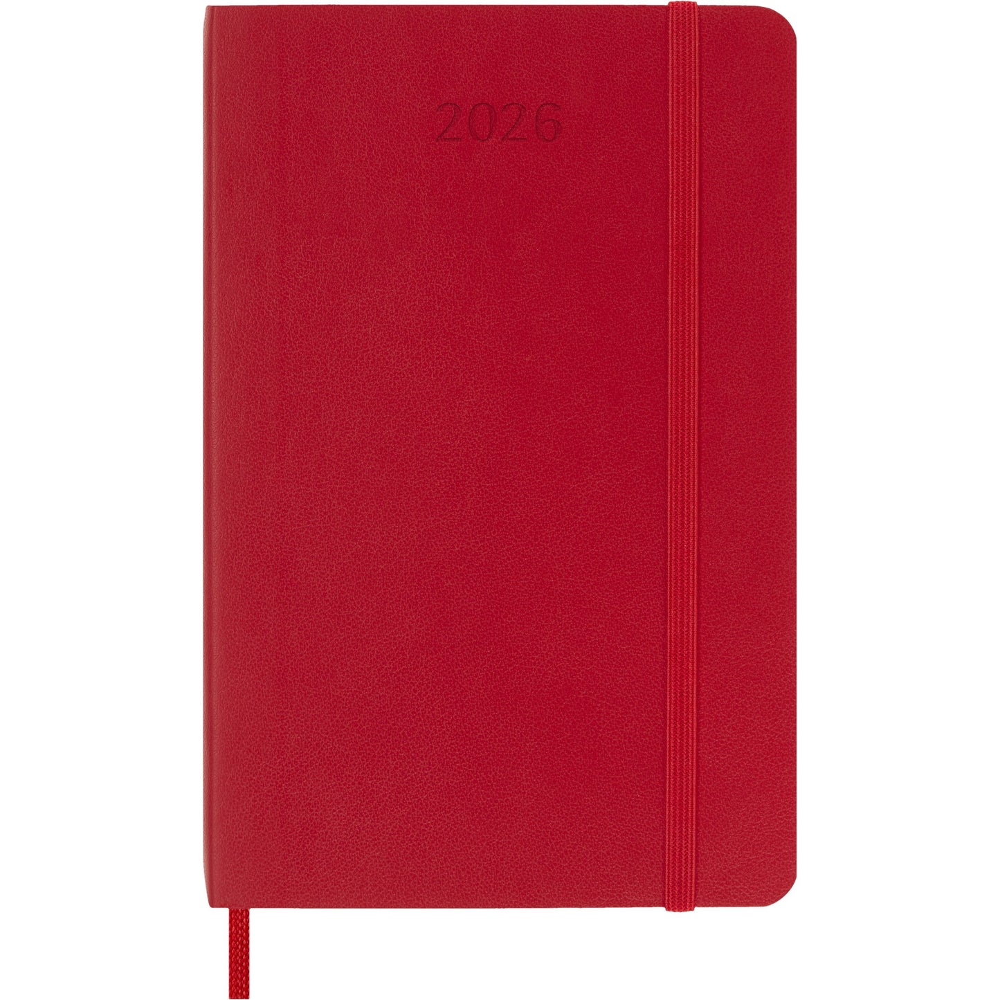 Moleskine - Agenda 2026 12M Planner Weekly 7dagen/1pagina pocket sc scarlet red