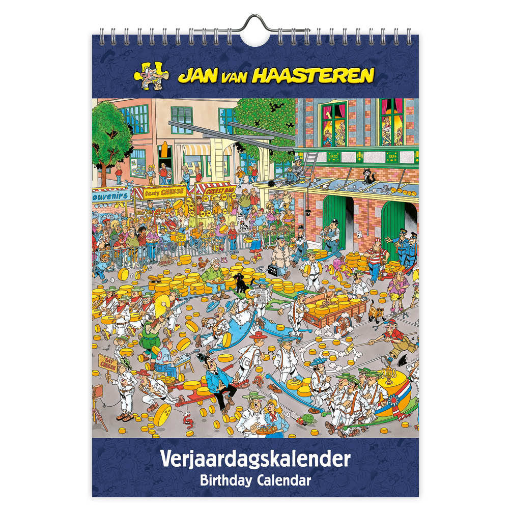 Jan van Haasteren - Calendrier d'anniversaire a4