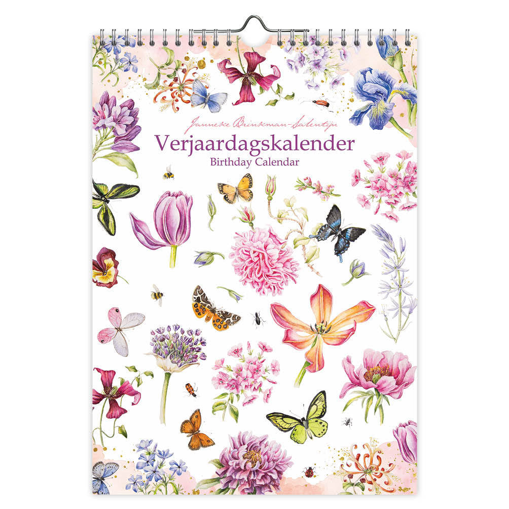 Janneke Brinkman - Calendrier d'anniversaire Printemps A4