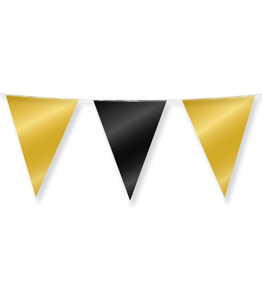 Bureau Bruna - Party Flag Foil Or et noir