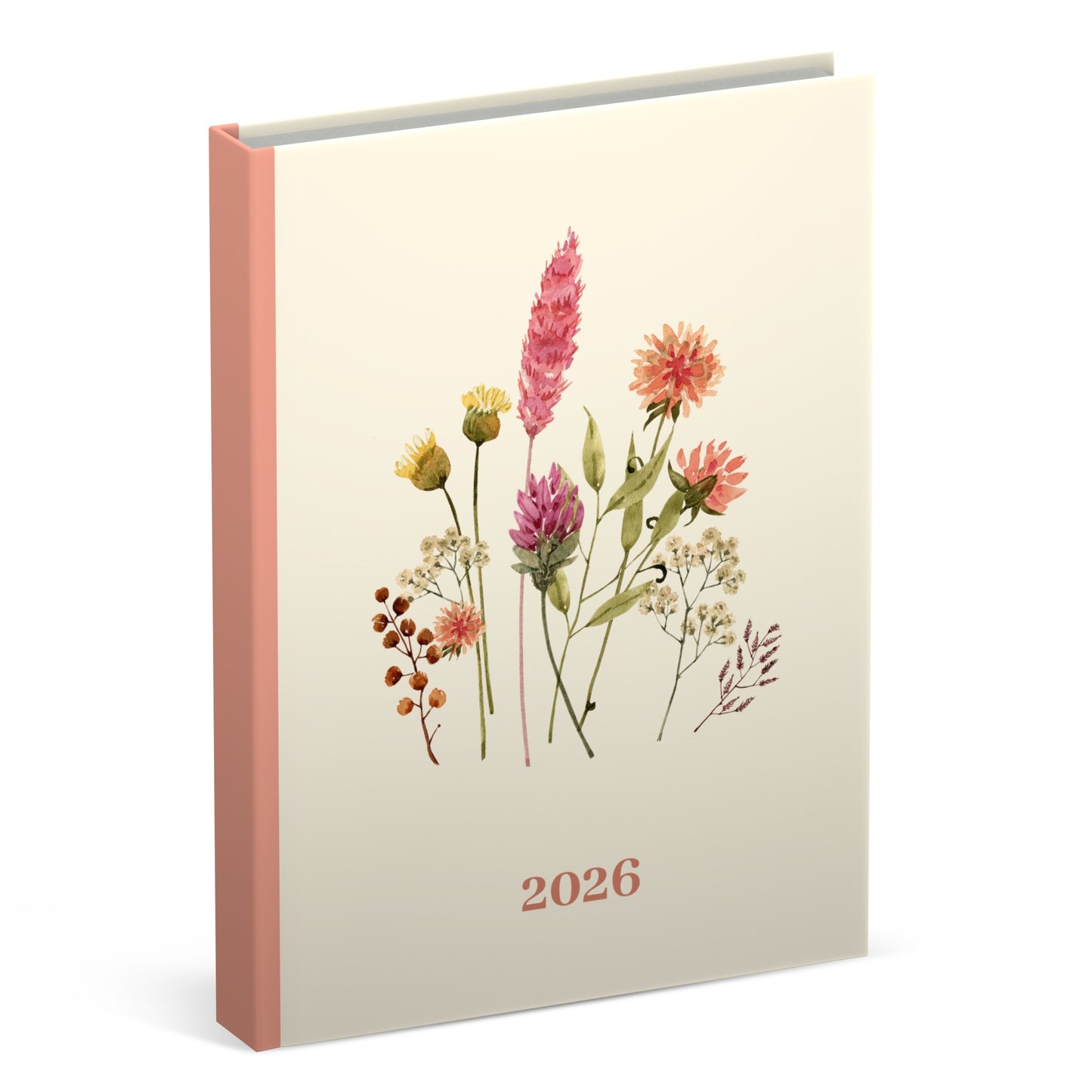 Lannoo - Agenda 2026 pocket Flowers Bouquet 7dagen/2pagina's wit