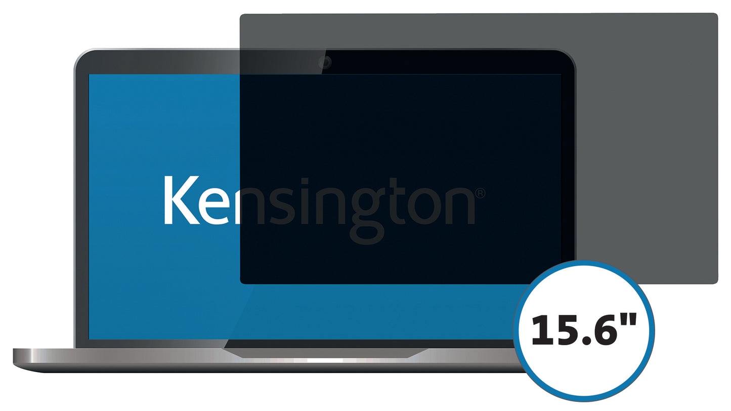 Kensington - Filtre de confidentialité pour ordinateur portable 2 voies 15,6 pouces de large 16:9