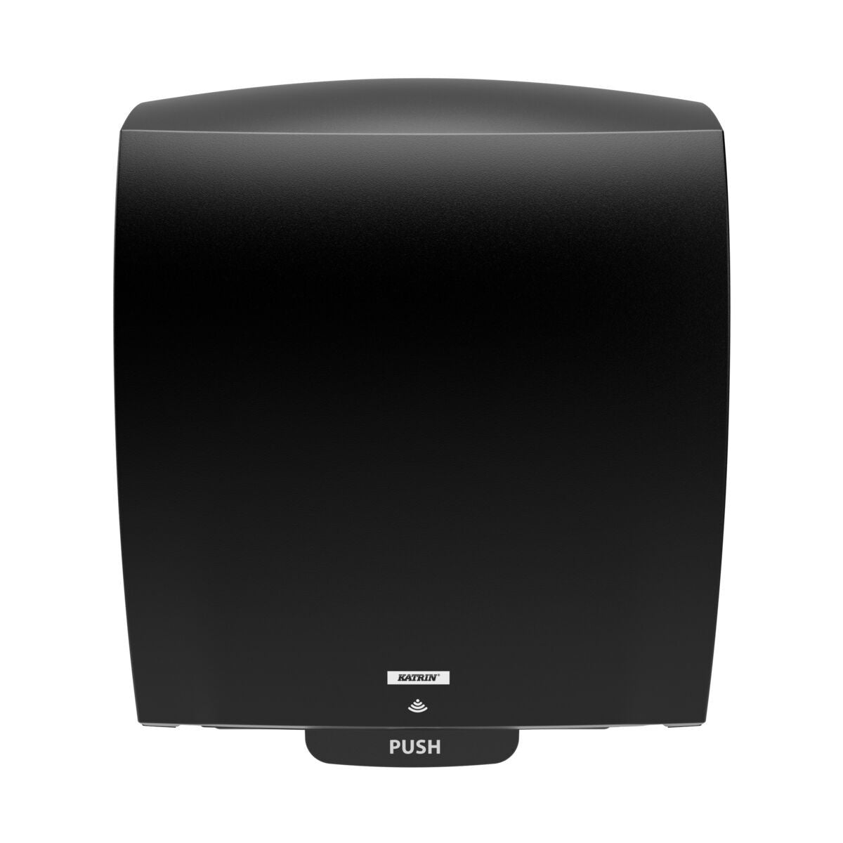 Katrin - Handdoekroldispenser systeemrol elektrisch zwart 84753