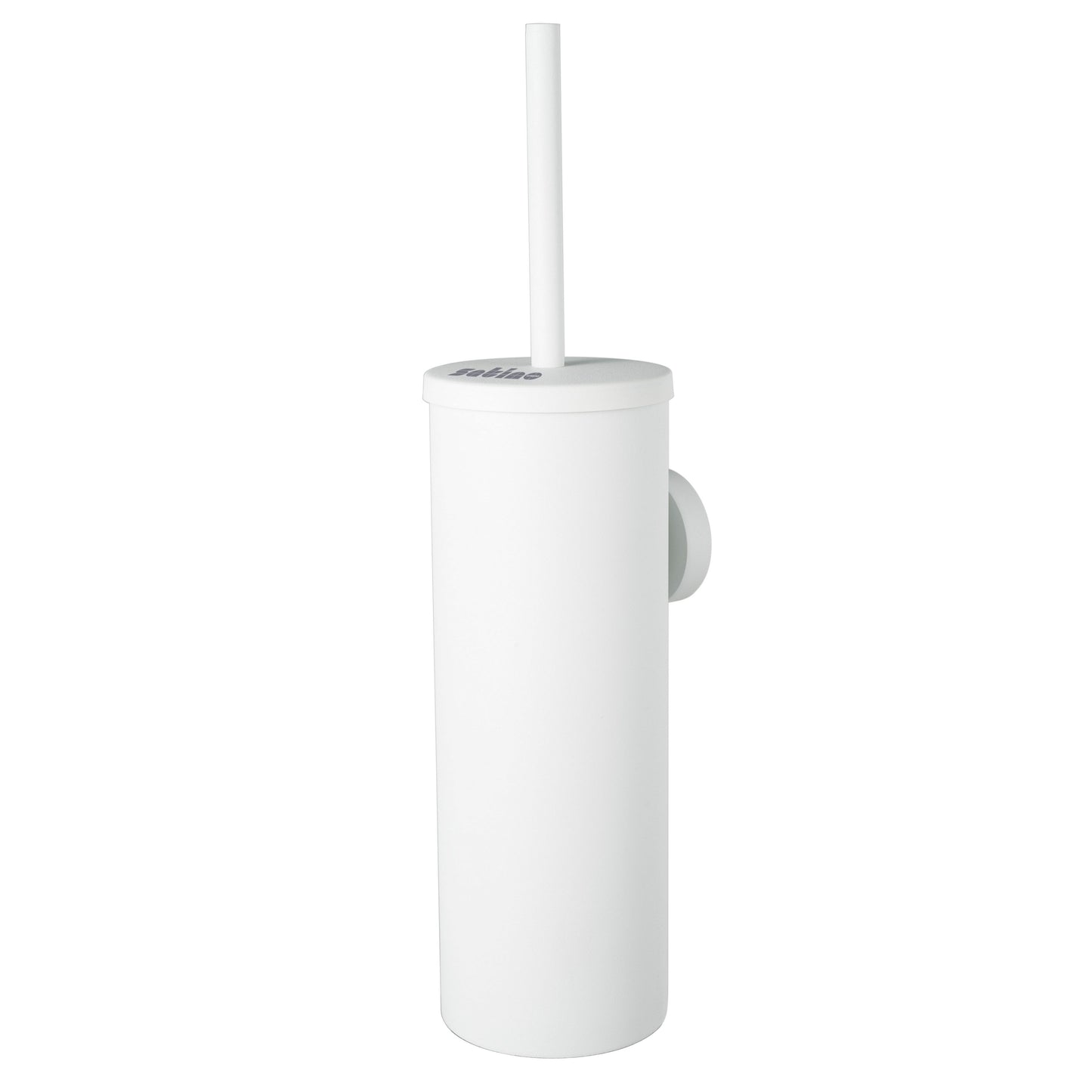 Satino - Ensemble brosse WC métal blanc 332140