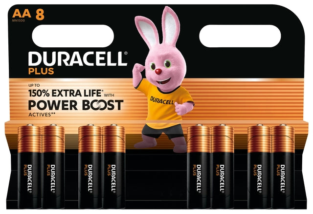 Duracell - Batterij plus powerboost 8x aa | 24 stuks
