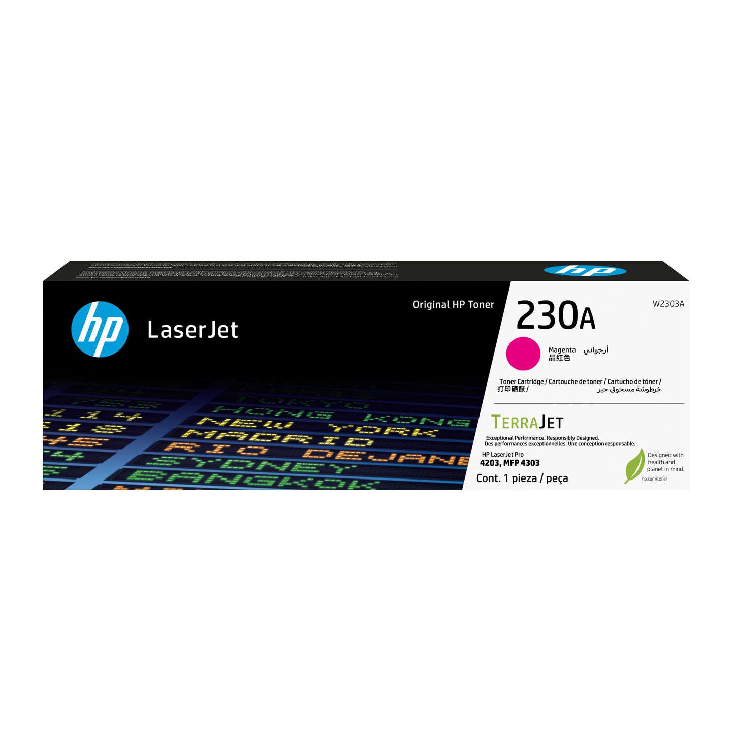HP - Tonercartridge w2303a 230a rood