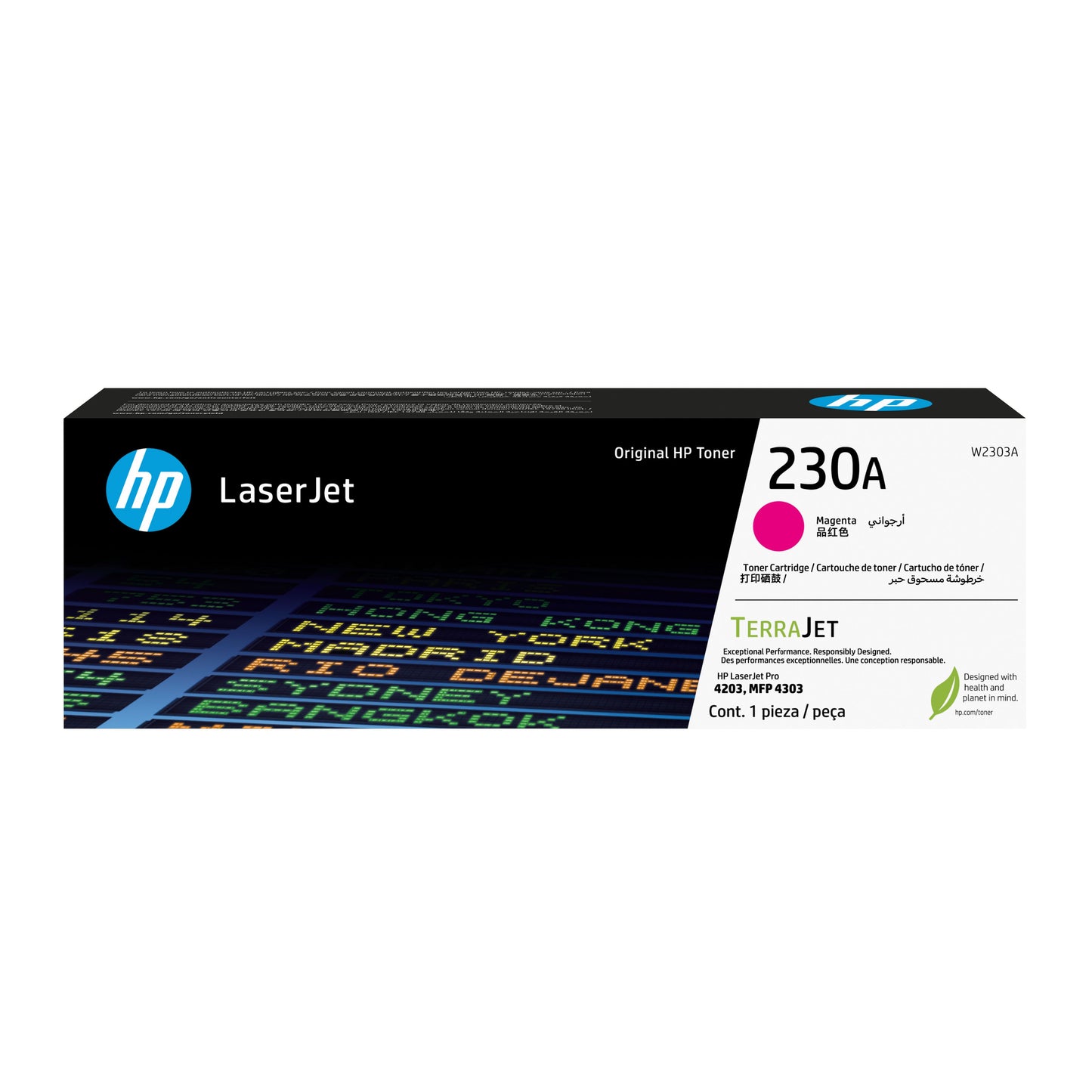 HP - Tonercartridge w2303a 230a rood