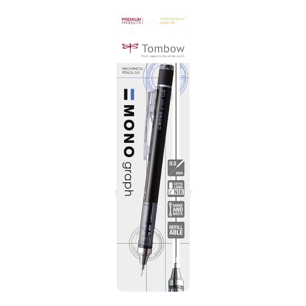 Tombow - Porte-mine monograph hb 0.5mm noir