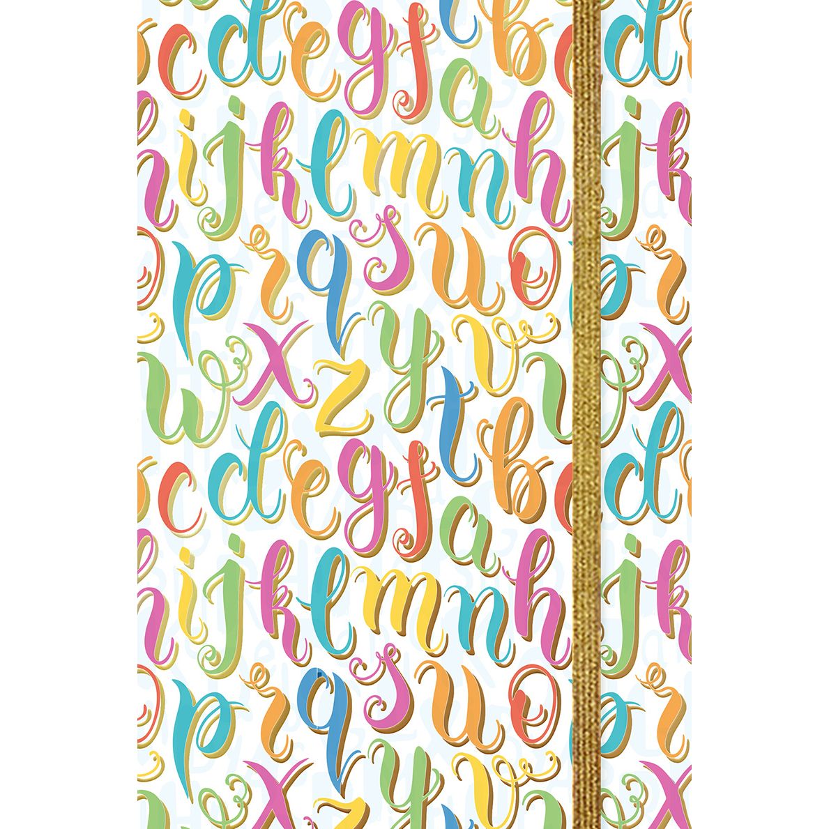 Touche cards - Notitieboekje letters tc 150-110mm multi papier