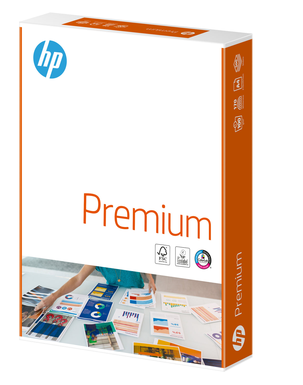 HP - Kopieerpapier premium a4 100gr wit | 4 stuks