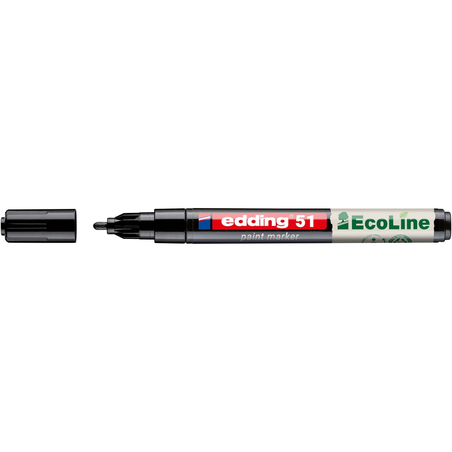 Edding - Paintmarker 51 eco à base d'eau 1-2mm noir