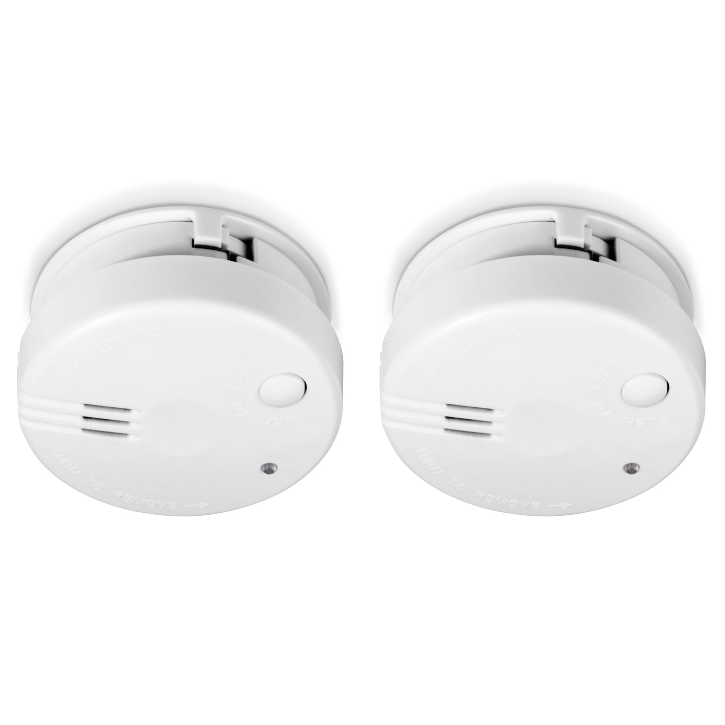 Alecto - Rookmelder mini 2 stuks met 5 jaarbat wit | 10 stuks