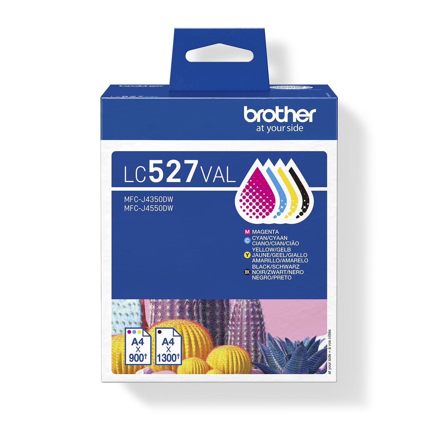 Brother - LC527VAL inktcartridge 4 stuk(s) Origineel Zwart, Cyaan, Magenta, Geel
