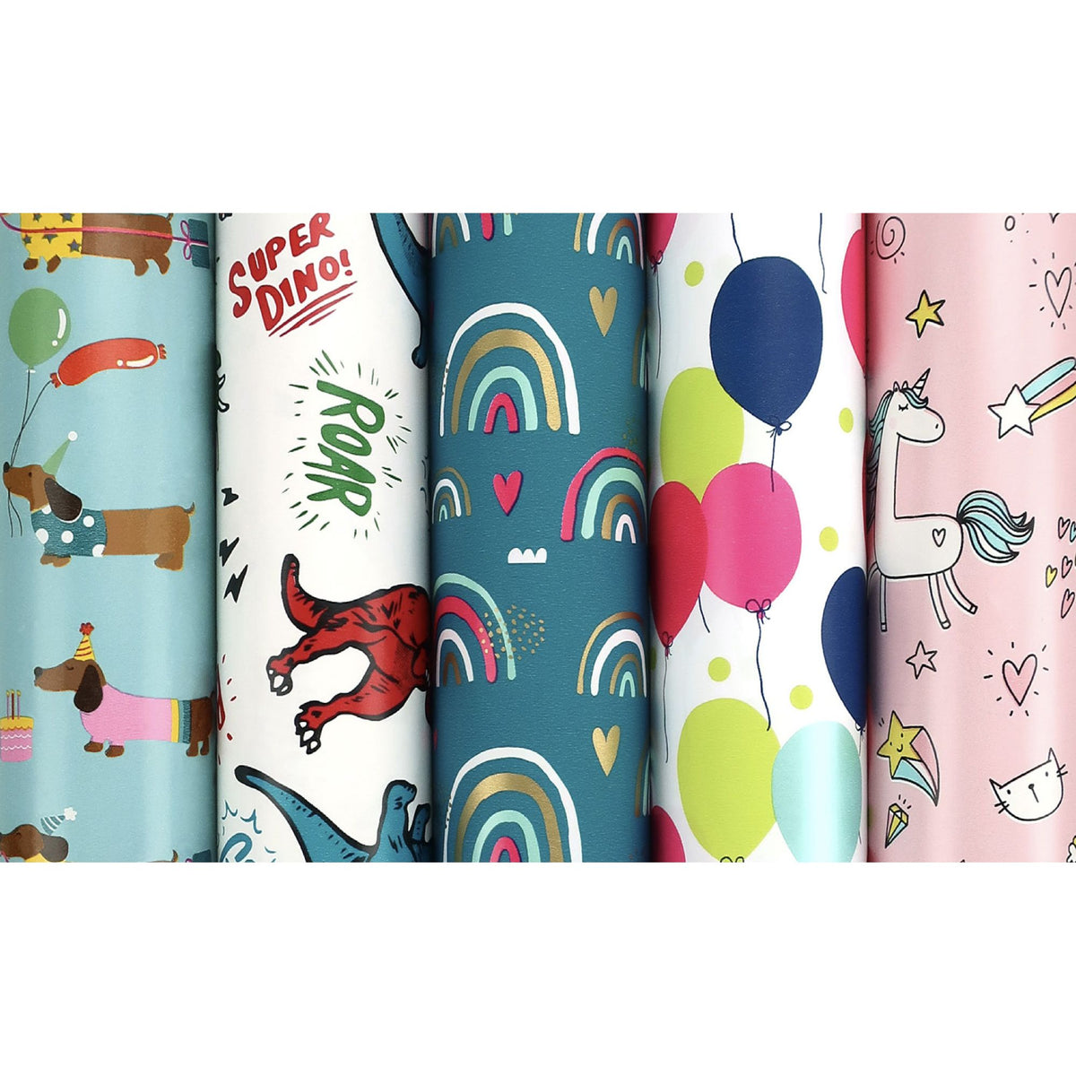 Rotolux - Inpakpapier colorful kids 200x70cm | 50 stuks