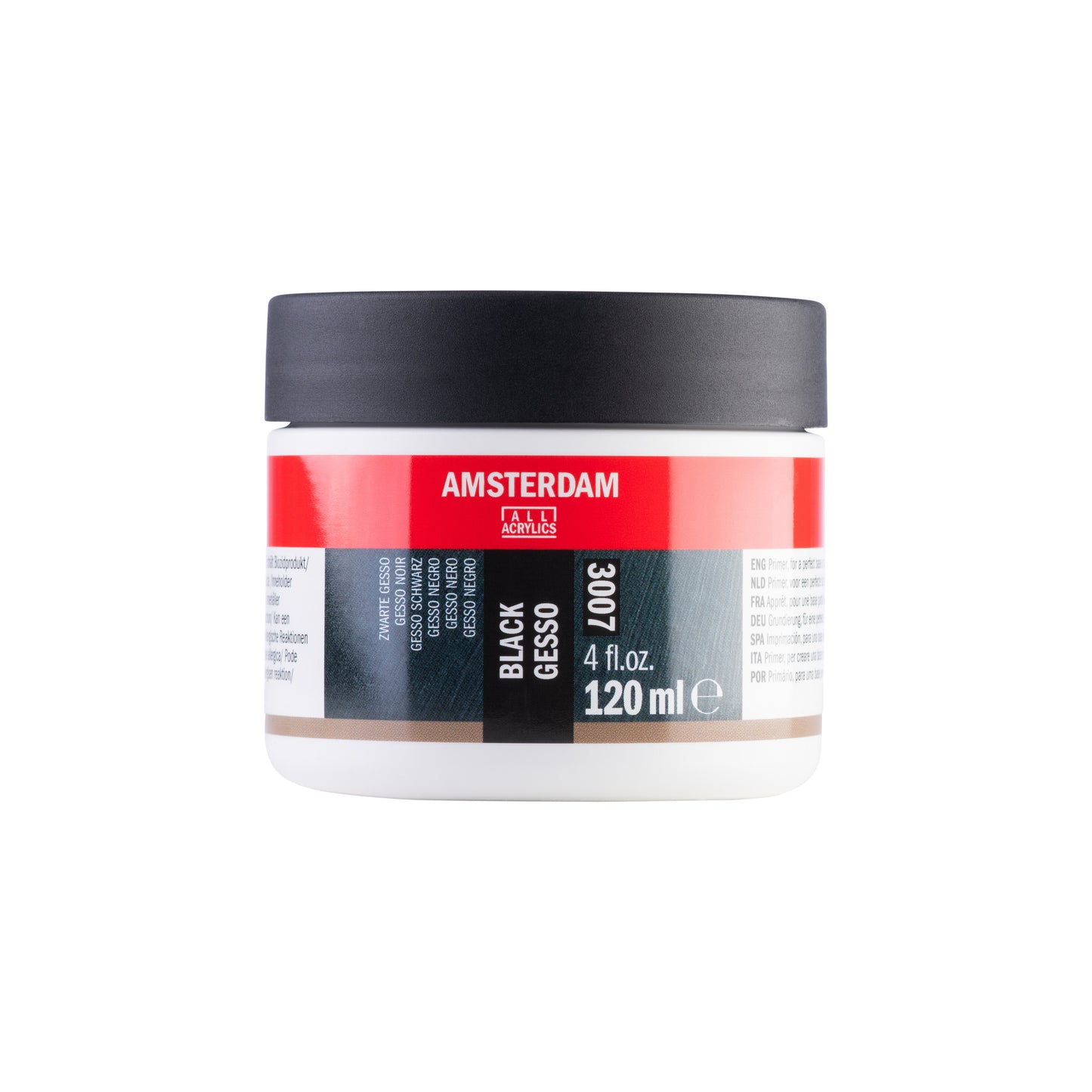 Amsterdam All Acryli - Gesso amsterdam mini 3007 120ml zwart
