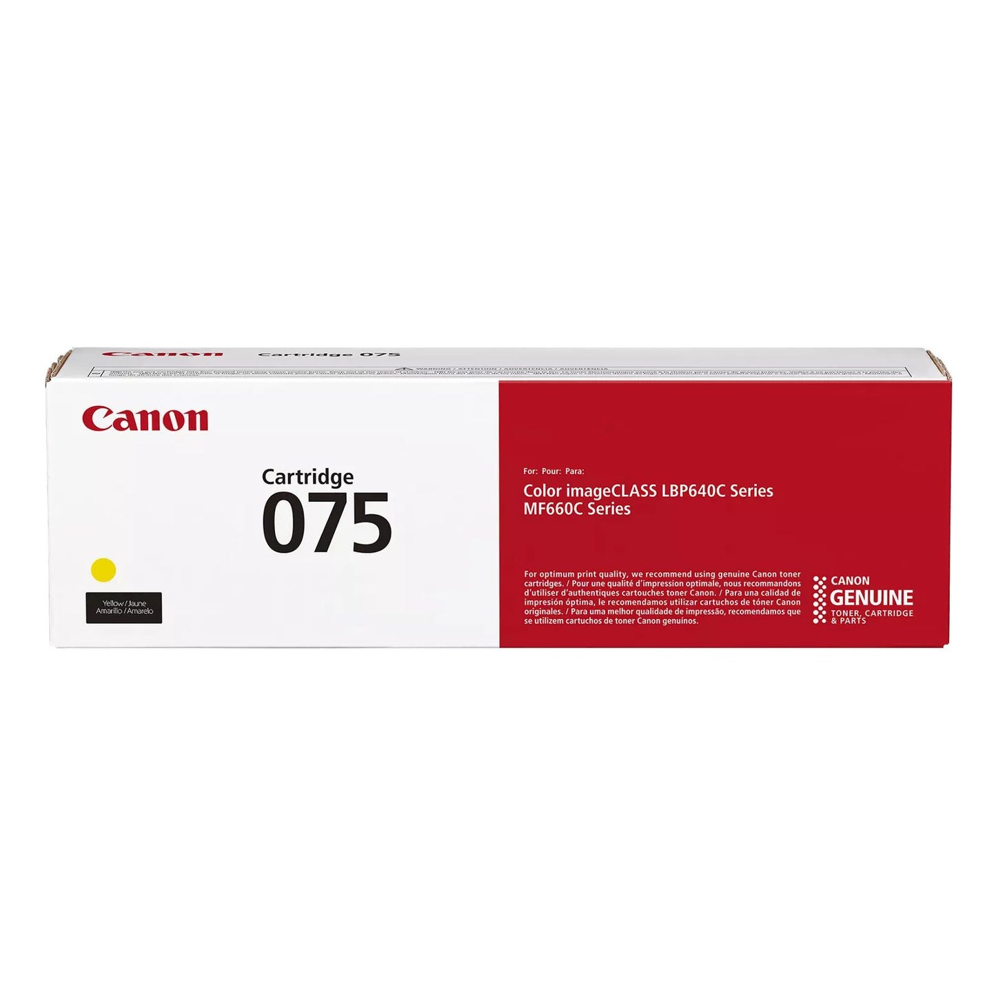 Canon - 075 tonercartridge 1 stuk(s) Origineel Geel