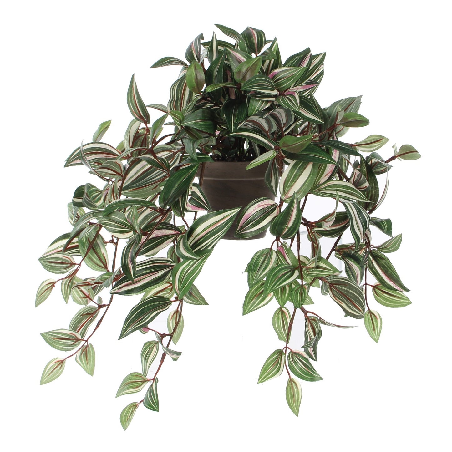 Mica Decorations - Kunstplant mica tradescantia hangend groen | 4 stuks