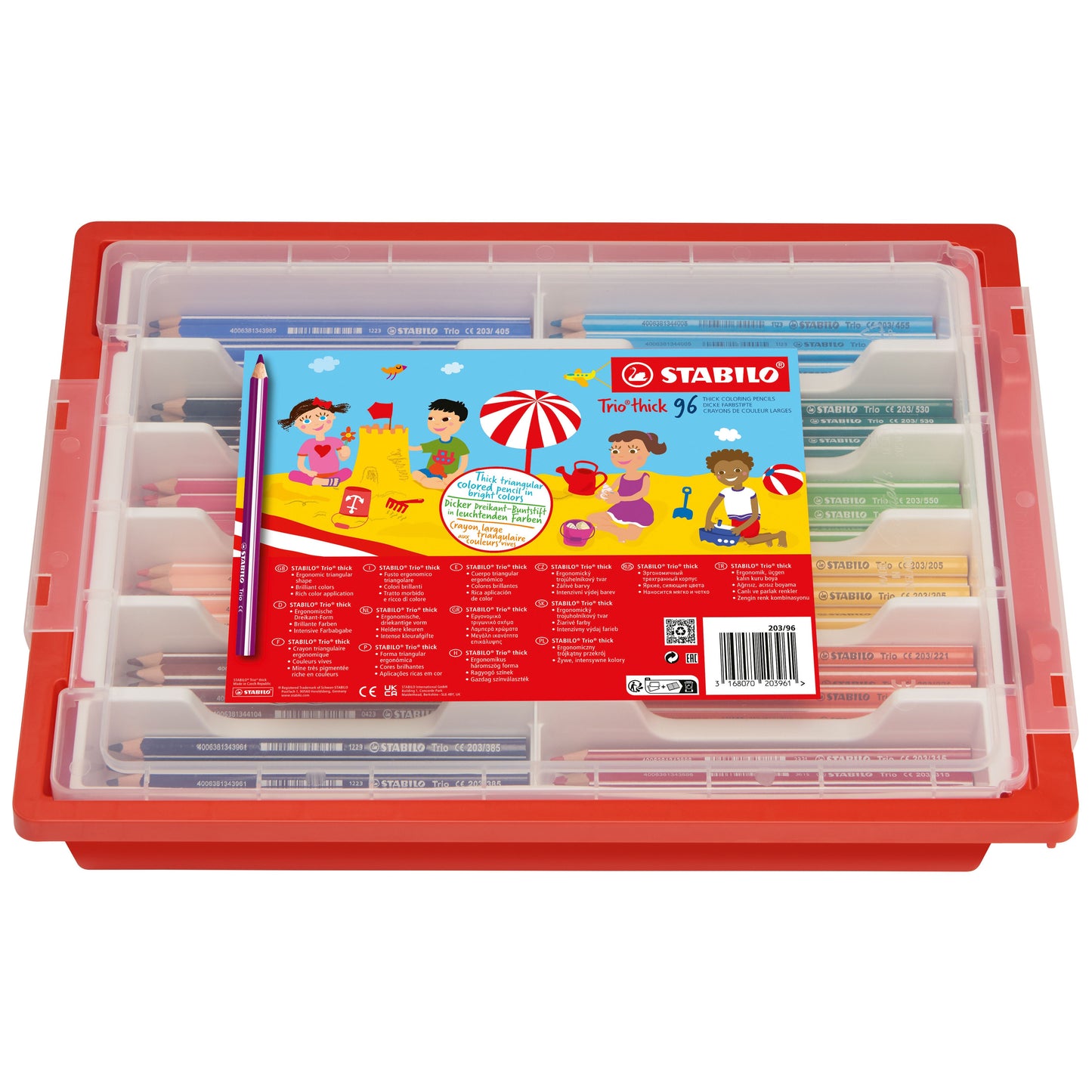 Stabilo - Trio thick Meerkleurig 96 stuk(s)