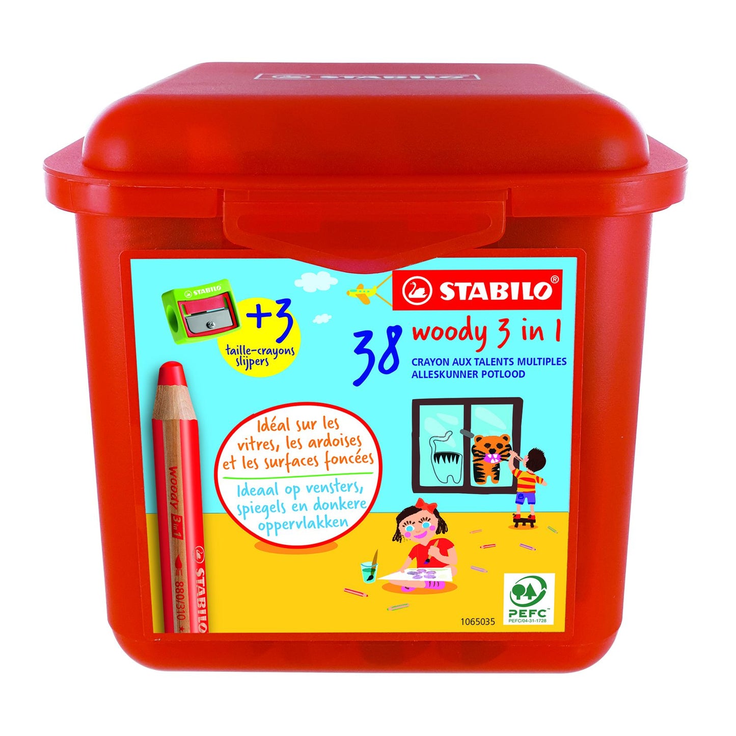 Stabilo - Kleurpotlood 882 woody 3 in 1 38st ass