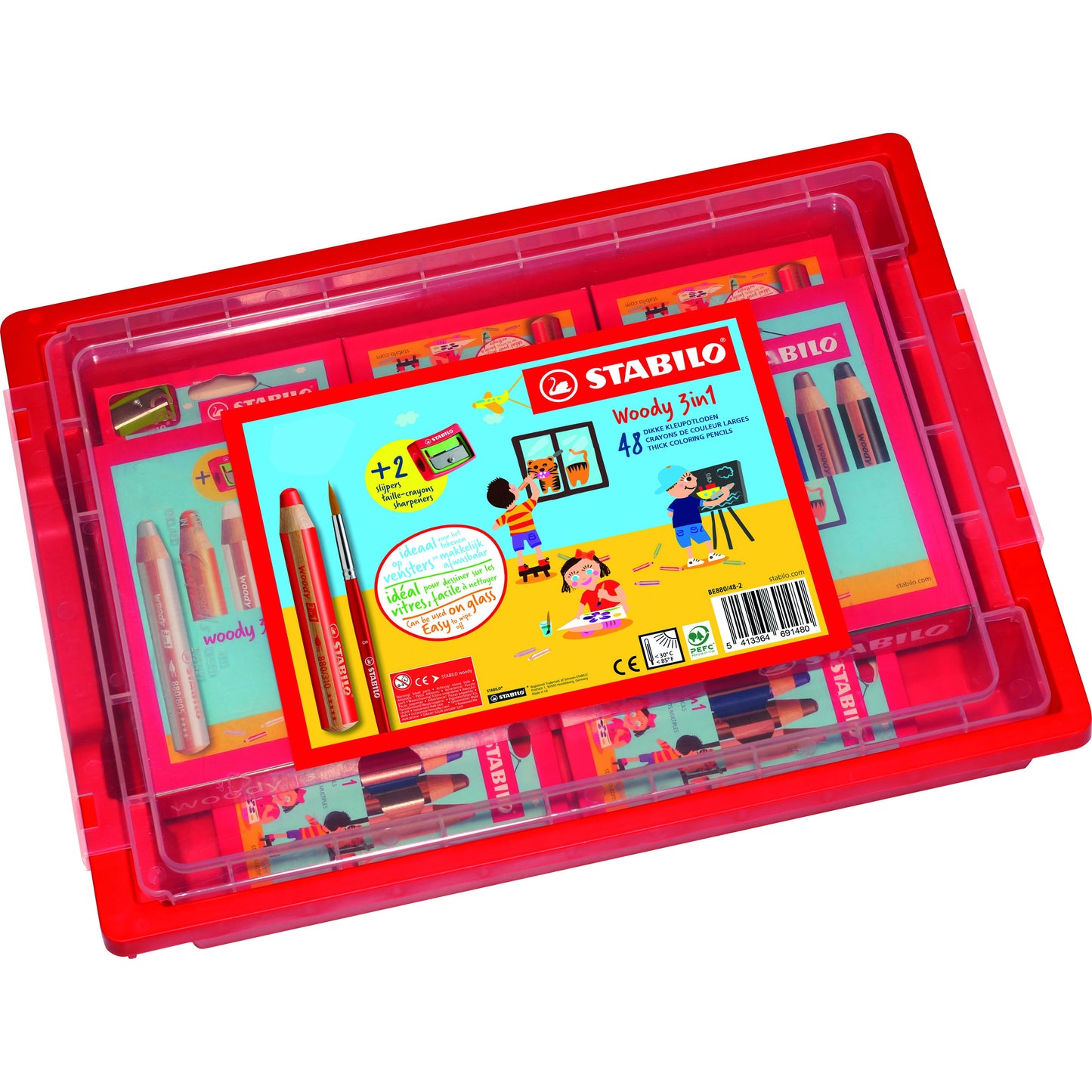 Stabilo - Kleurpotlood 882 woody 3 in 1 48st ass