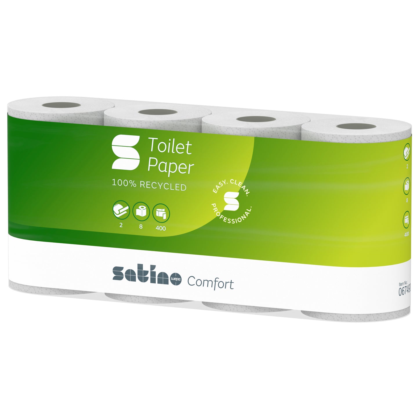 Satino - Toiletpapier mt1 comfort 2laags wit 067490 | 6 stuks