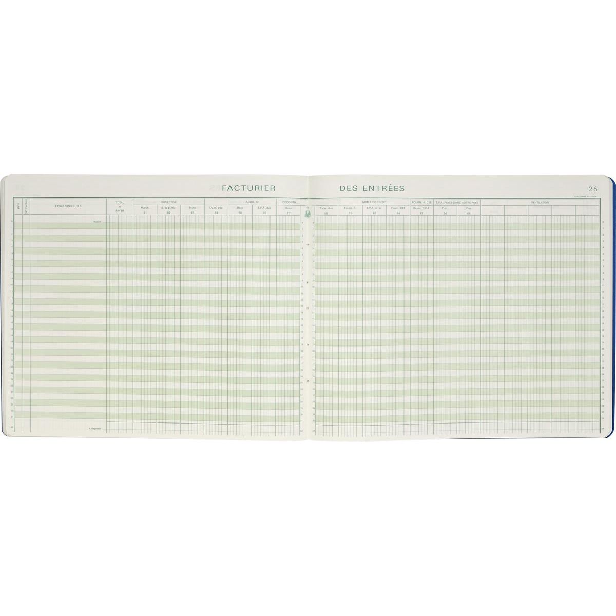 Exacompta - formulieren inkoop met BTW, ft 27 x 32 cm, Franstalig
