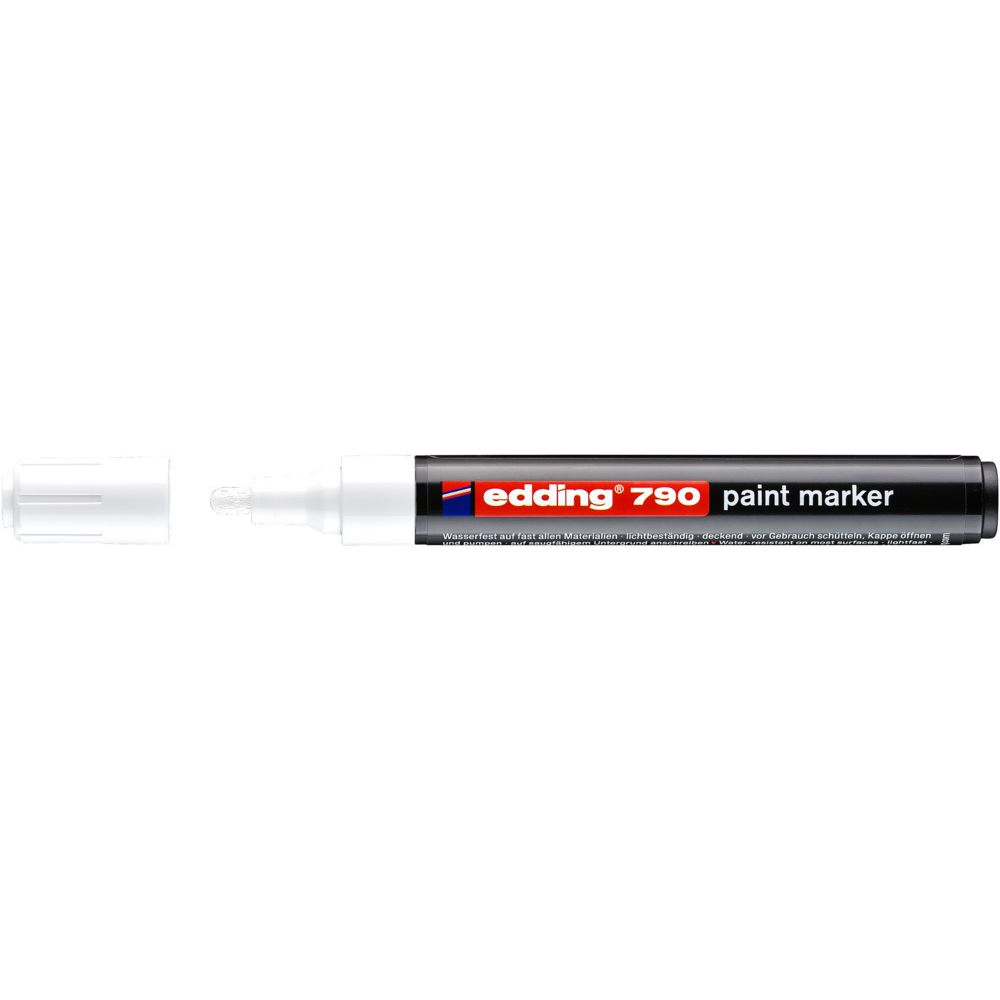 Edding - Paintmarker 790 alcoholbasis 2-3mm wit | 10 stuks
