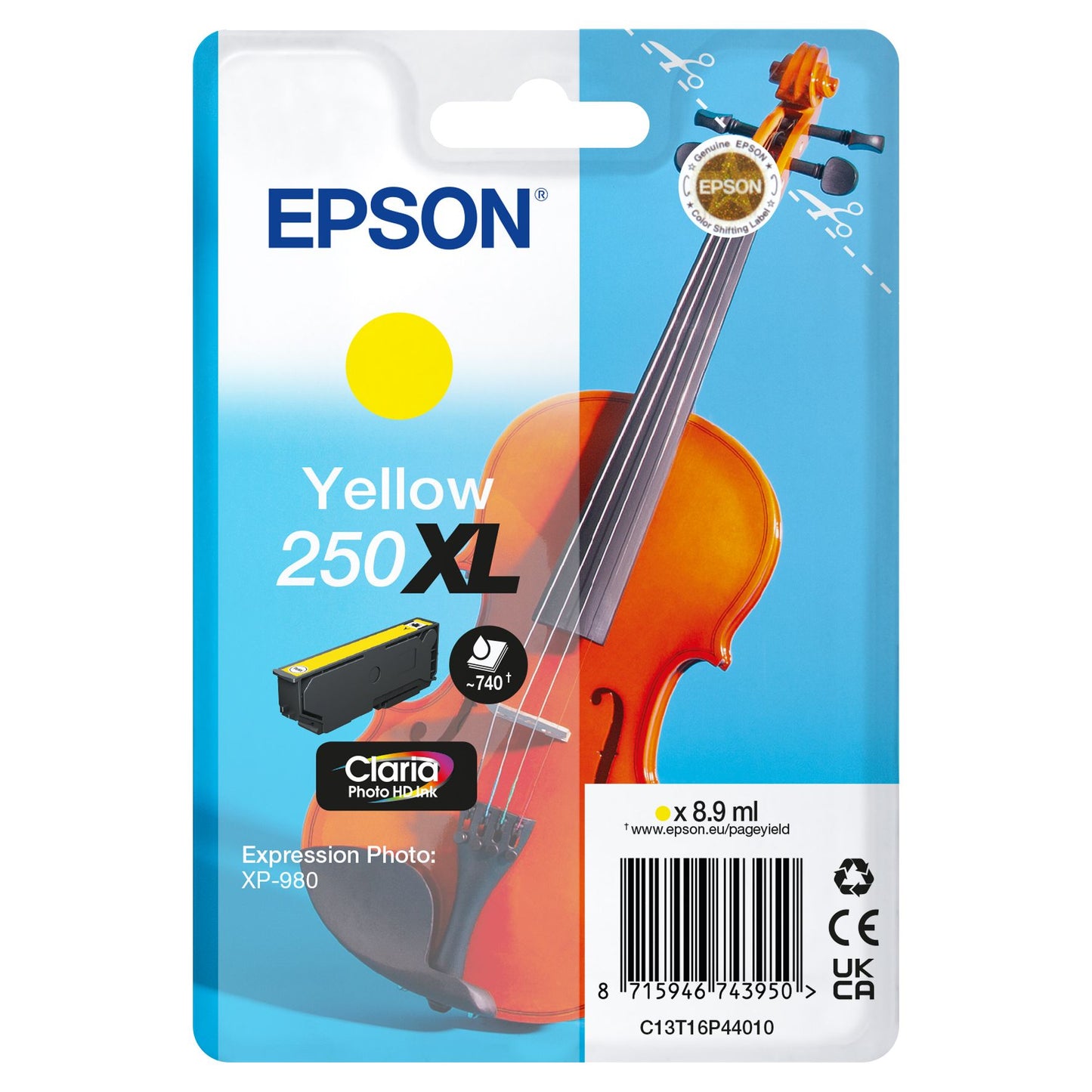 Epson - Inktcartridge 250xl t16p44 geel | 10 stuks