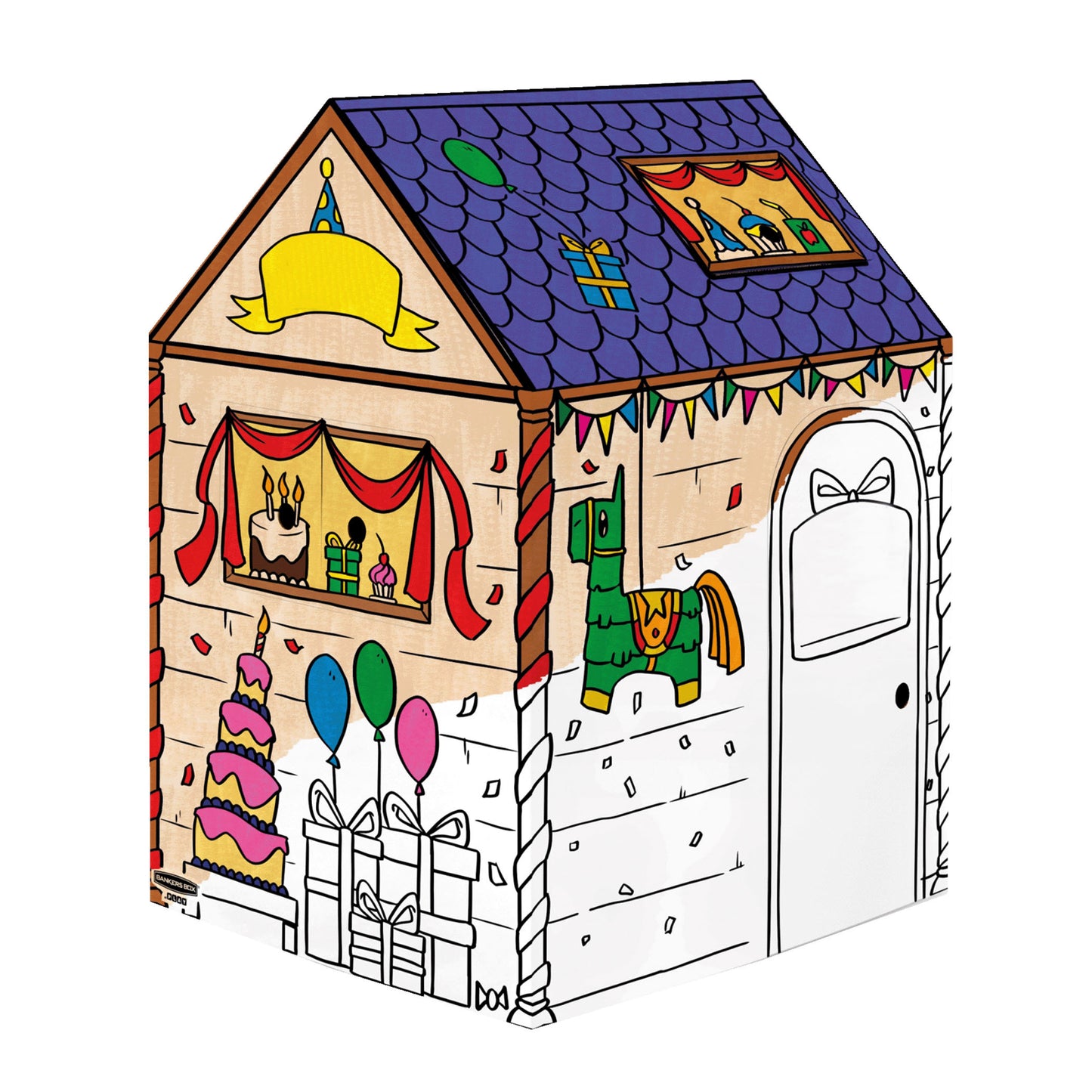 Bankers Box - Kartonnen speelhuis verjaardag xl play
