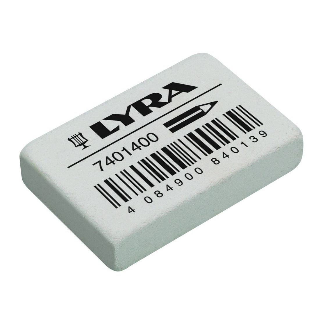 LYRA - Gum india rubber 40 stuks wit
