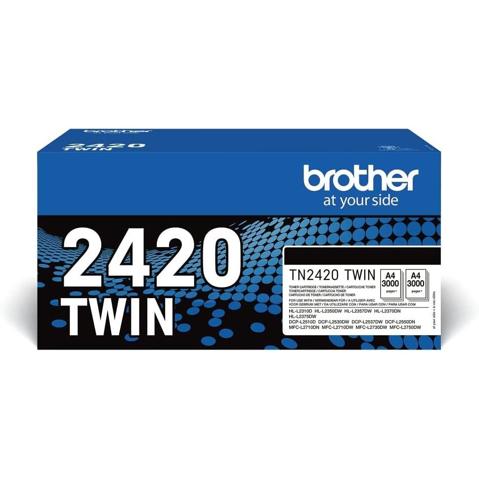 Brother - TN-2420TWIN tonercartridge 2 stuk(s) Origineel