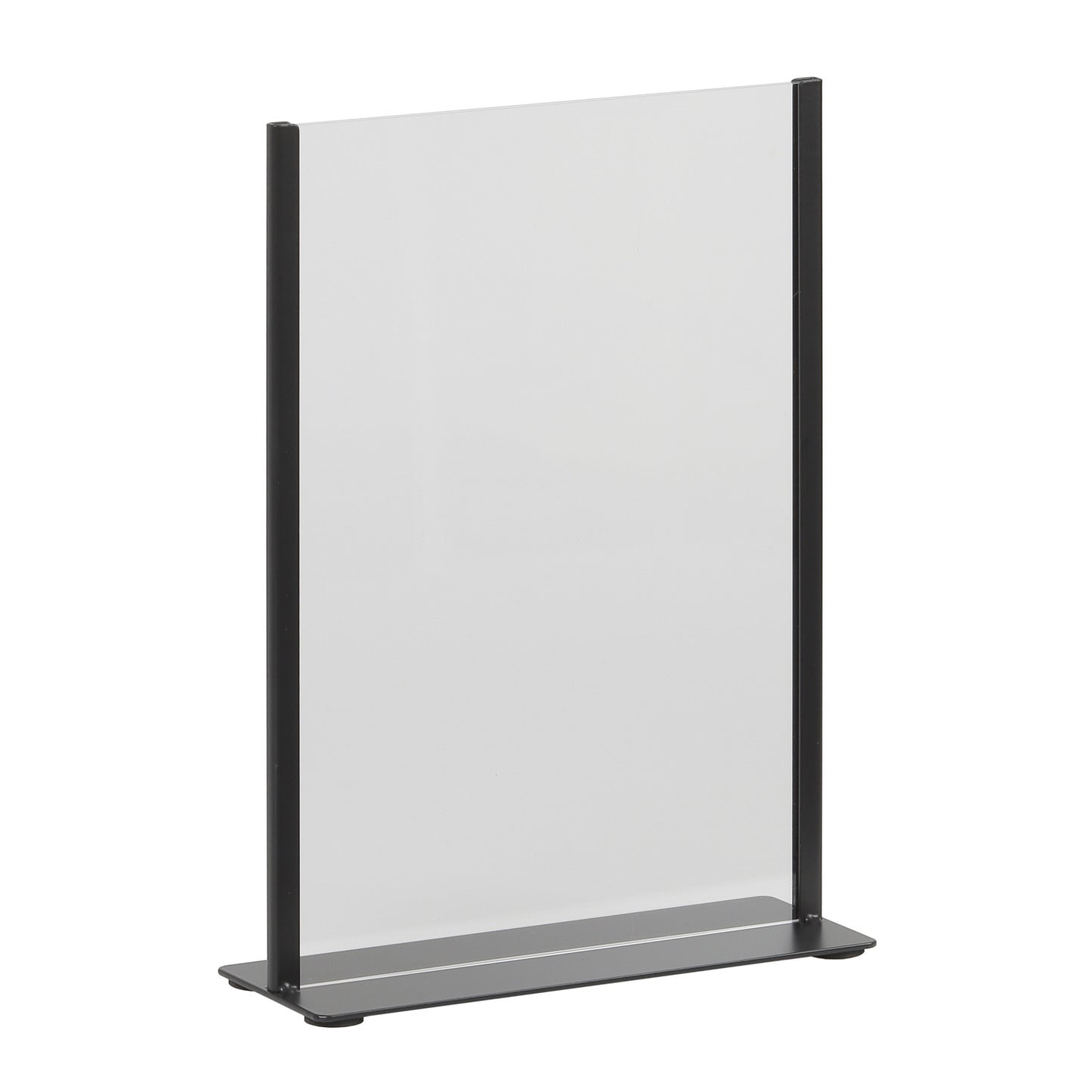 Europel - Kaarthouder zwart metaal met acryl bord a4
