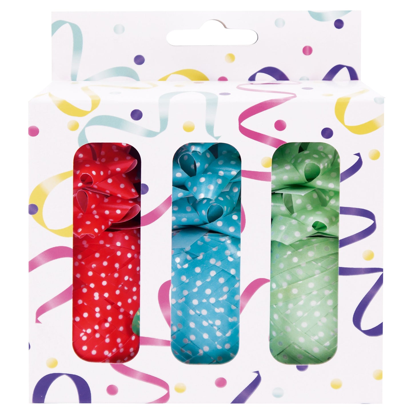 IG design - Cadeauversierset 3 rollen lint en 9 strikken ass
