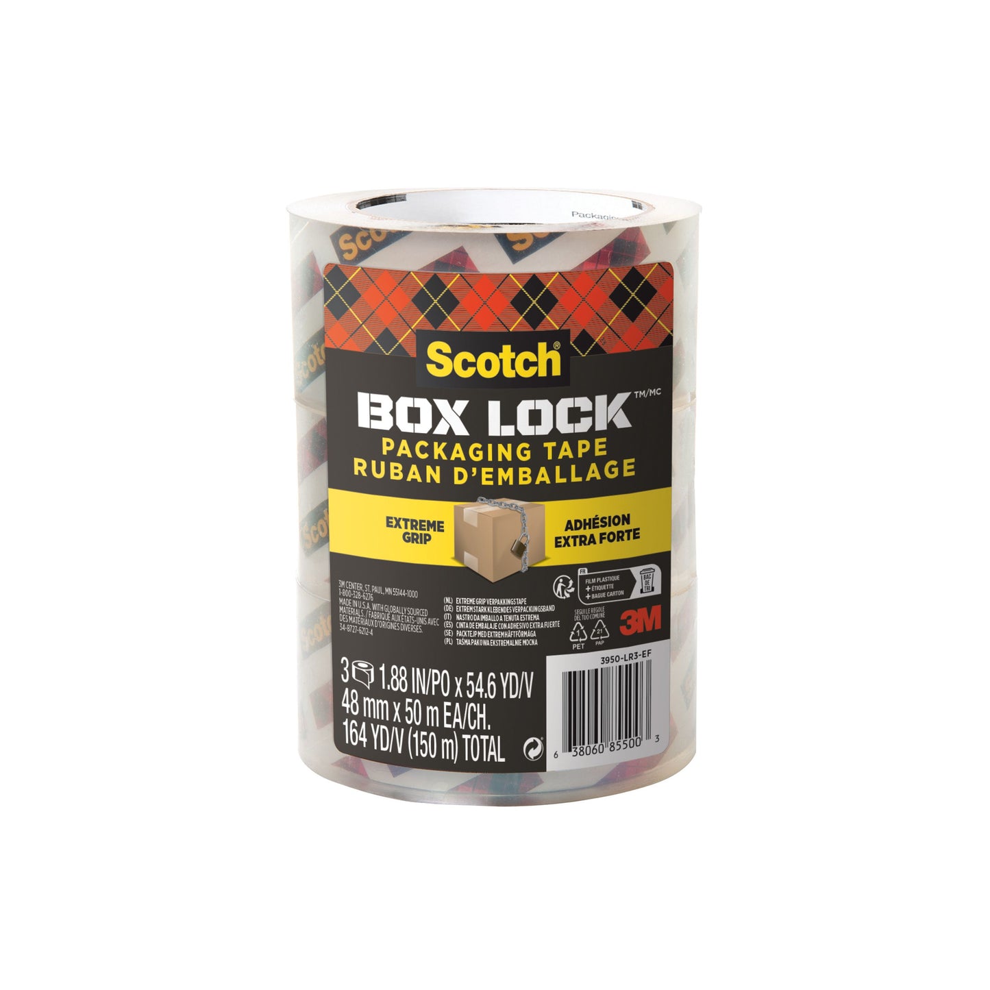 Scotch - Verpakkingse box lock 3950-ef 3 stuk