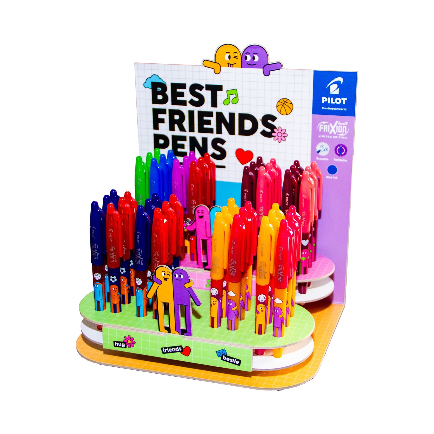 Pilot - Rollerpen frixion friends m ass displ à 48st