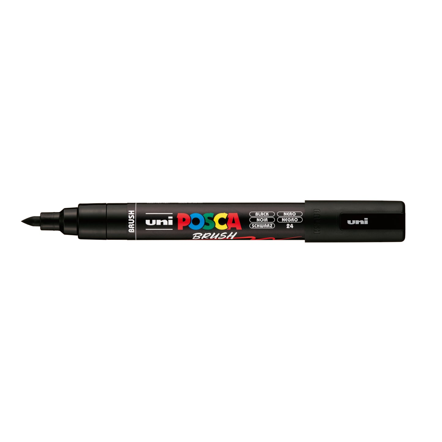 Posca - Paintmarker uni pc-5br brushpunt m zwart