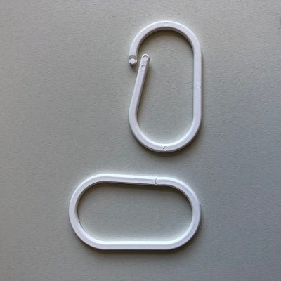 Klika - Präsentationsring weiß oval 50mm 100 Stück