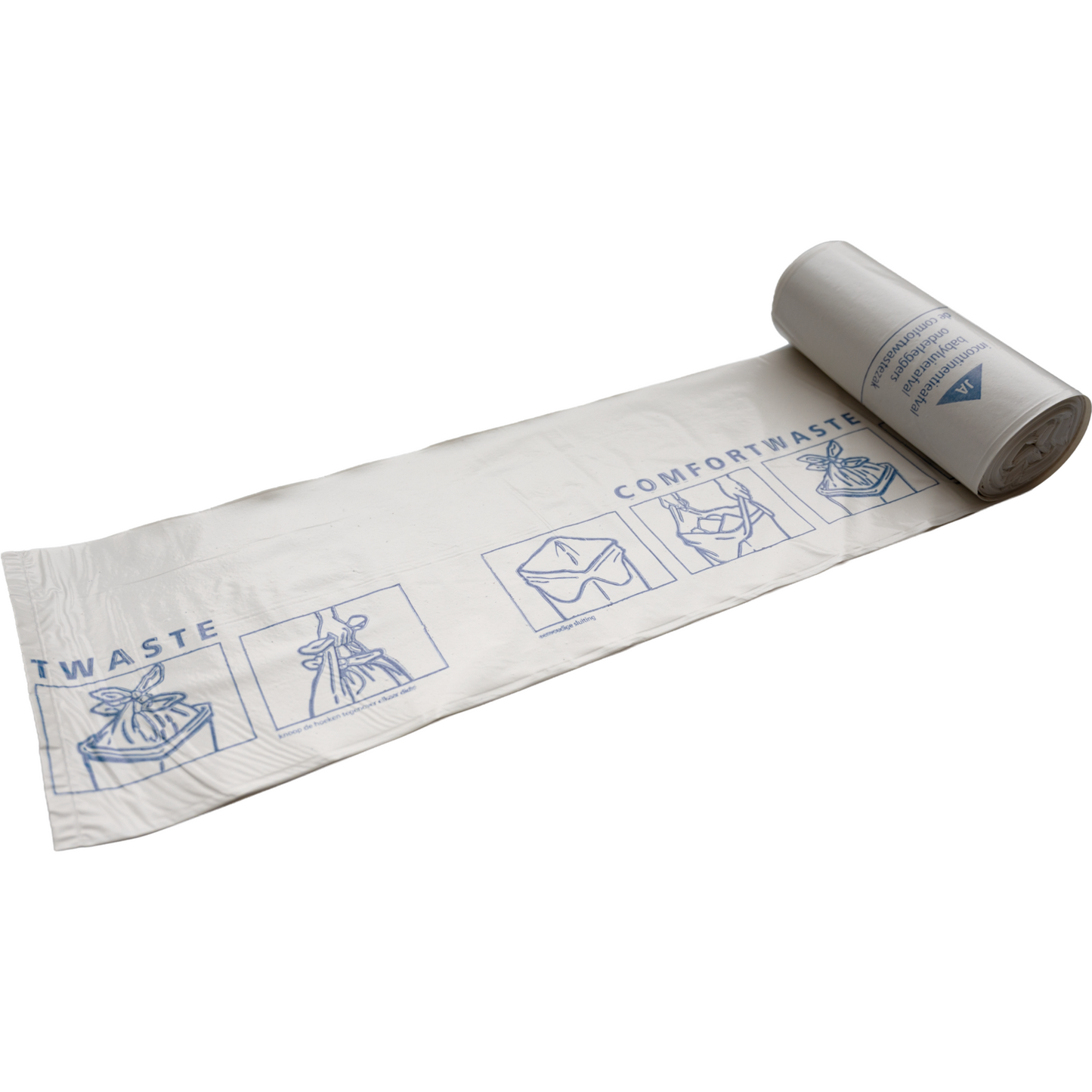 Klika - Afvalzak | comfortwaste | Gerecycled LDPE | 60x80cm | T30 | wit | 250 stuks