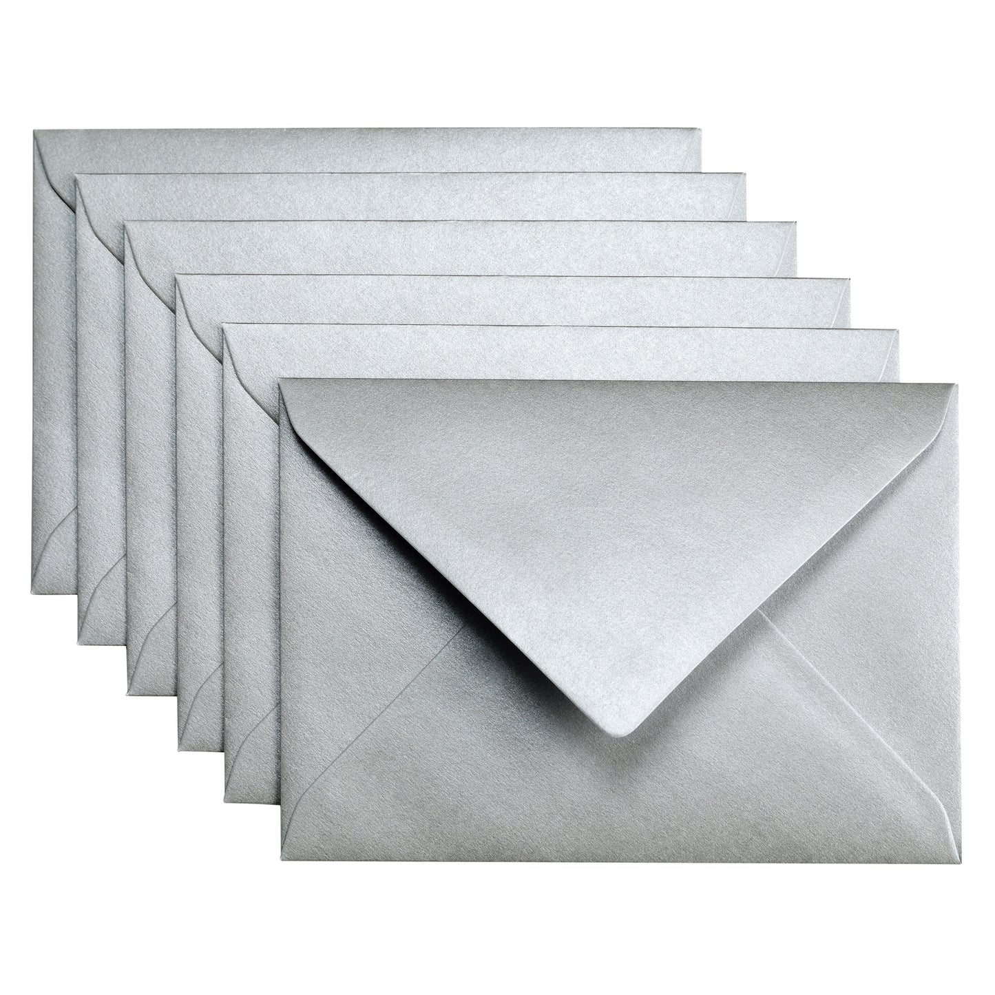 Papicolor - Envelop c6 114x162mm metallic zilver