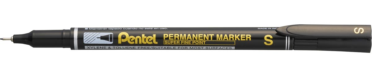 Pentel - permanente marker NFS410, zwart