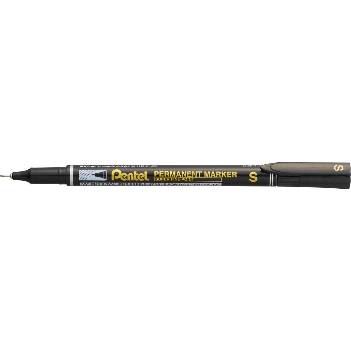 Pentel - permanente marker NFS410, zwart
