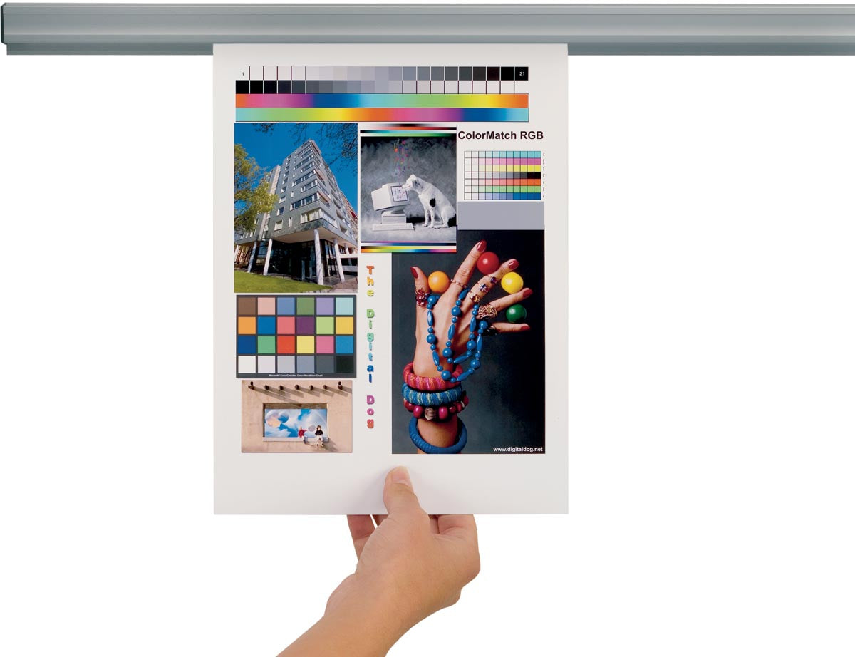 Jalema - système de présentation Grip, longueur : 120 cm, avec montage magnétique