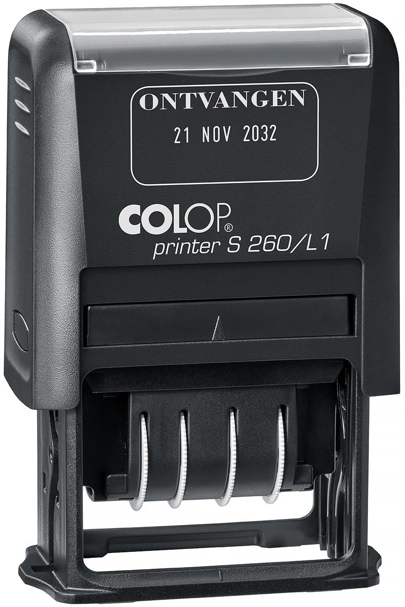 Colop - tekststempel met datum Printer tekst: ONTVANGEN