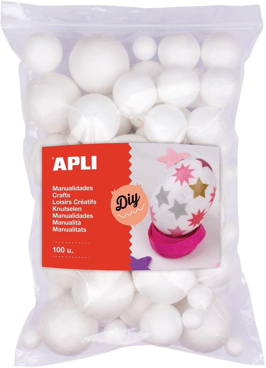 Apli - isomobol, verschillende diameters, zakje met 100 stuks