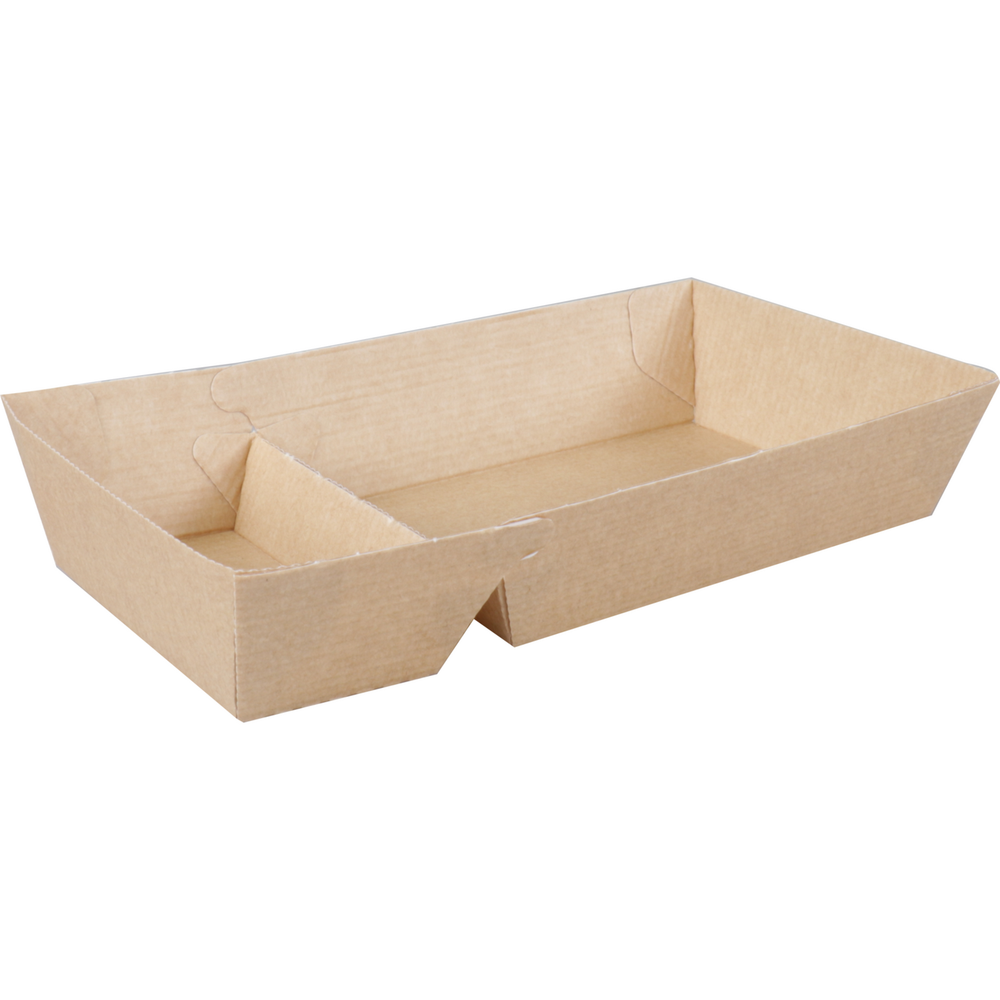 Depa - Bak | Ersatzpapier | A20 | Golfpapieren snacklijn | snackbak | 179x85x37mm | bruin | 400 stuks